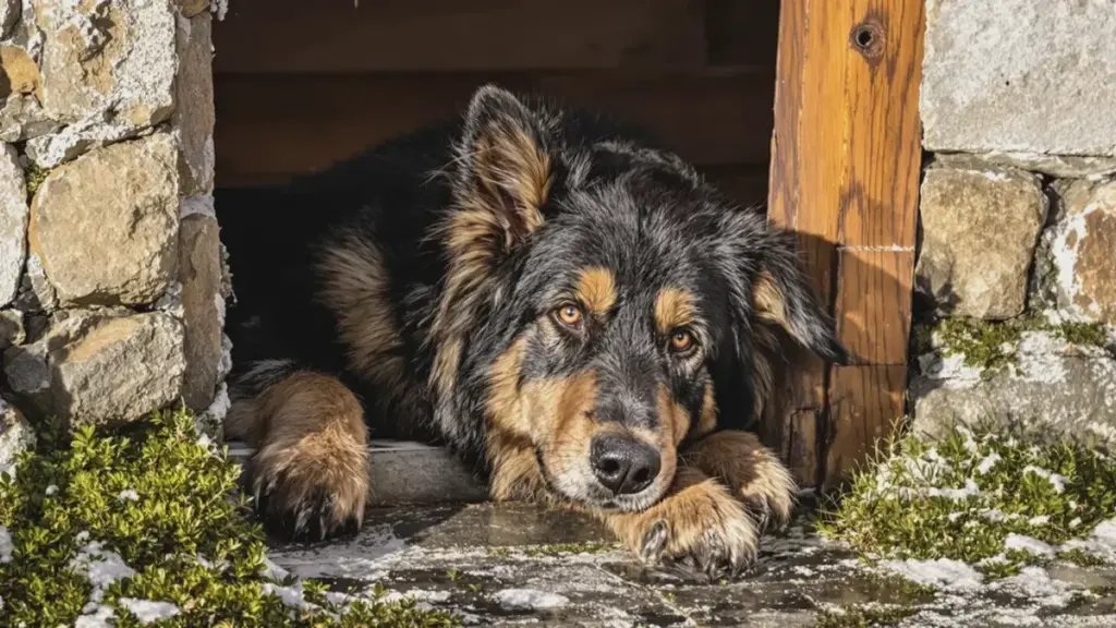 Zwei Jahre lang wartete er auf seinen verstorbenen Herrchen vor der Tür: die rührende Treue von Jimmy, einem Hund